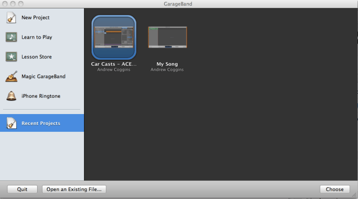 Making a Revision CarCast