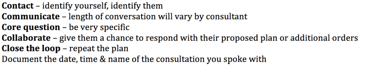 5 Cs of Consultation
