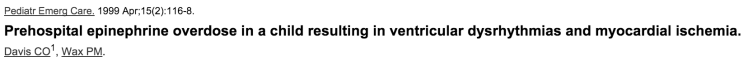 Prehospital Adrenaline